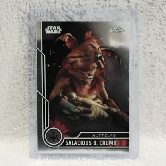 5/$20 Mint 2023.Topps Chrome Salacious B. Crumb Star Wars Card 46!! - Picture 1 of 2
